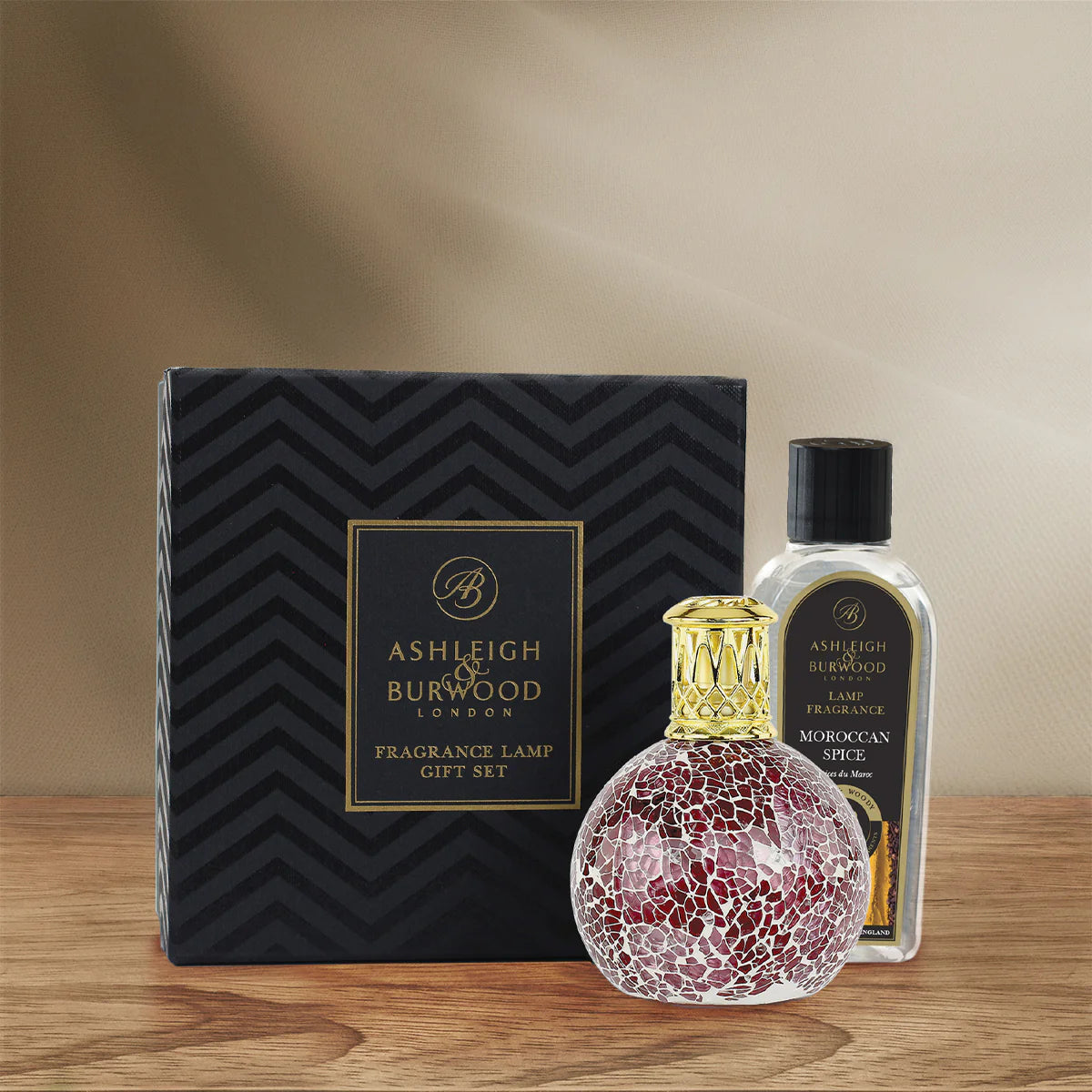 Ashleigh & Burwood Cherry Drops & Moroccan Spice Fragrance Lamp Gift Set