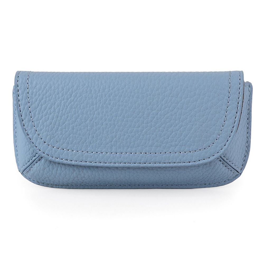 POM Powder Blue Vegan Leather Glasses Case