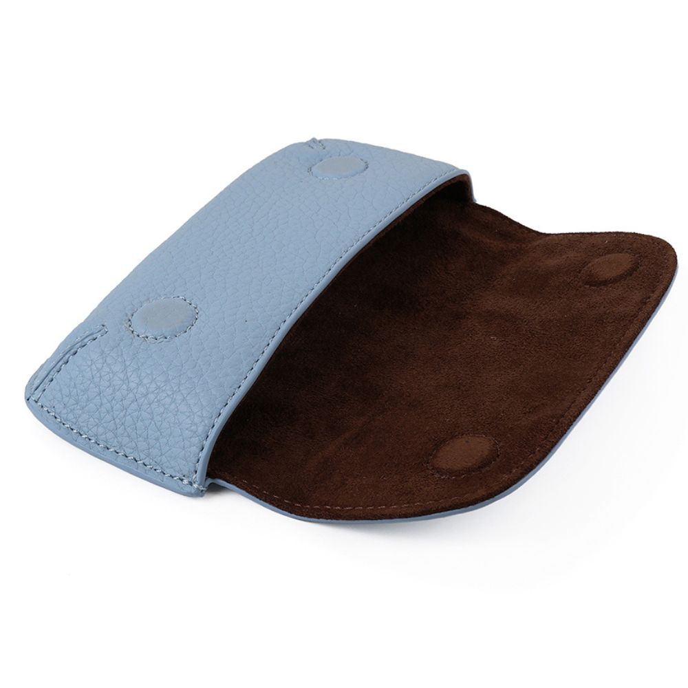 POM Powder Blue Vegan Leather Glasses Case
