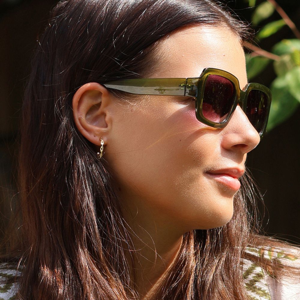 POM Recycled Olive Frame Sunglasses