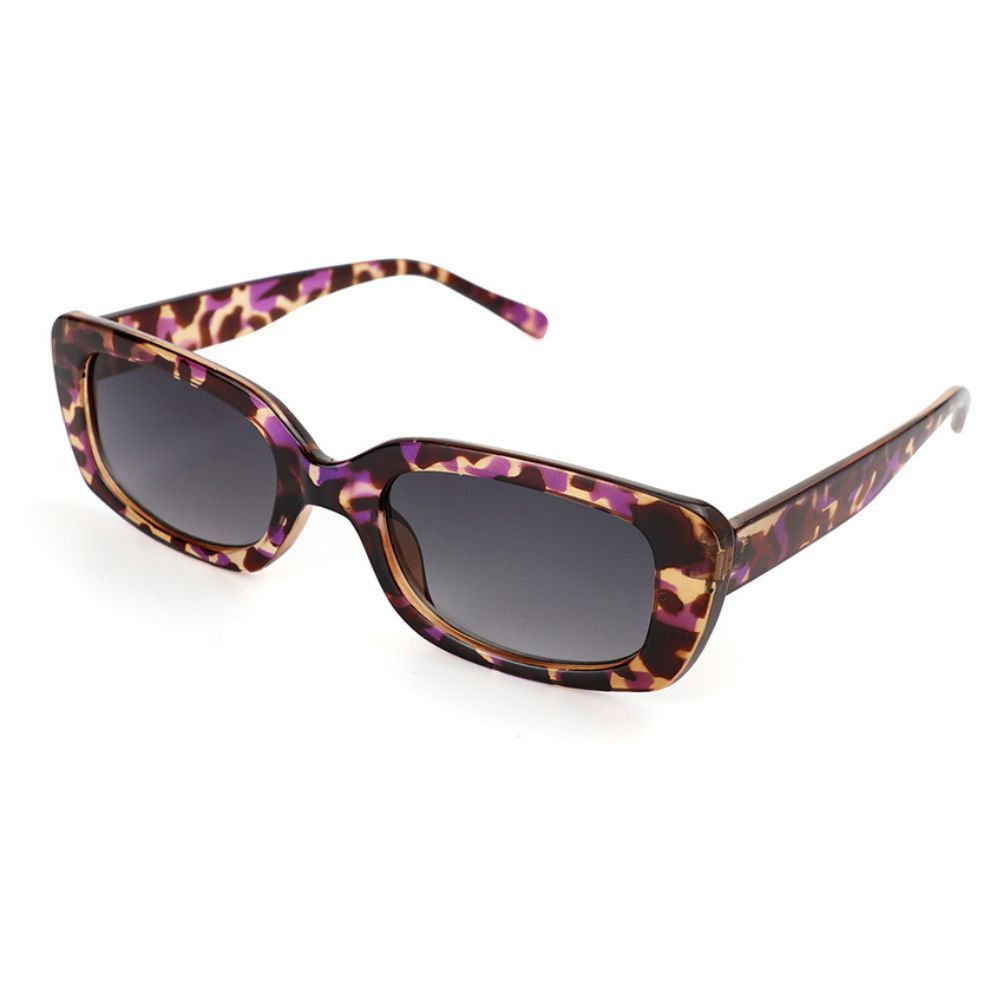 POM Recycled Purple Mix Rectangle Frame Sunglasses