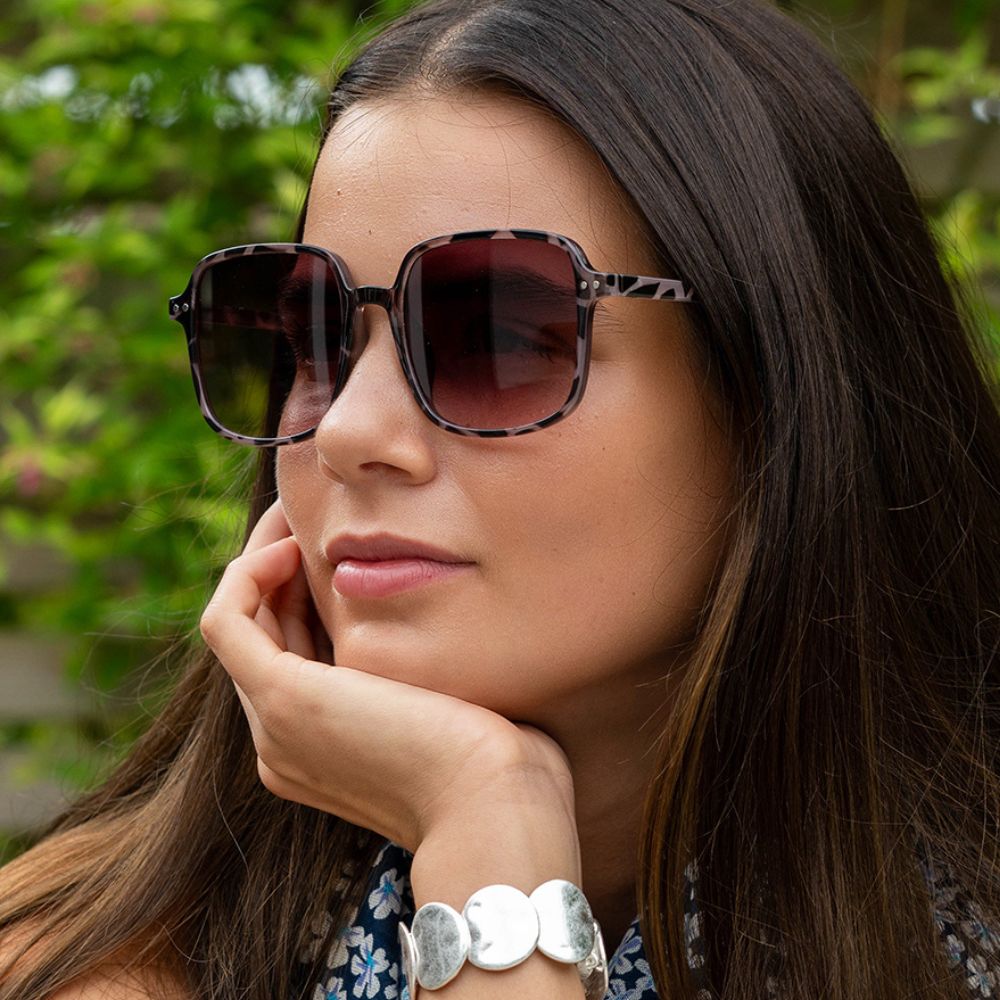 POM Recycled Tortoise Frame Sunglasses
