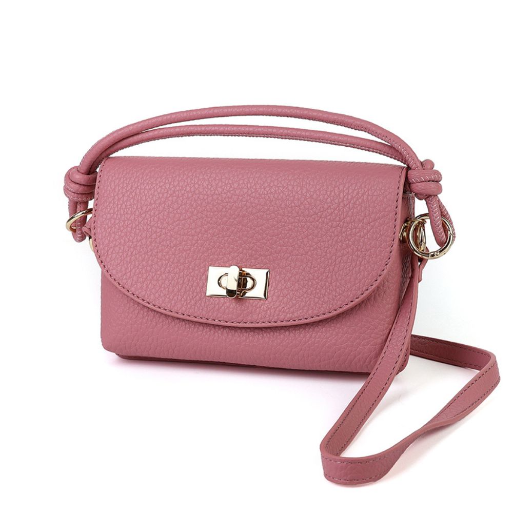 POM Rose Pink Vegan Leather Mini Bag
