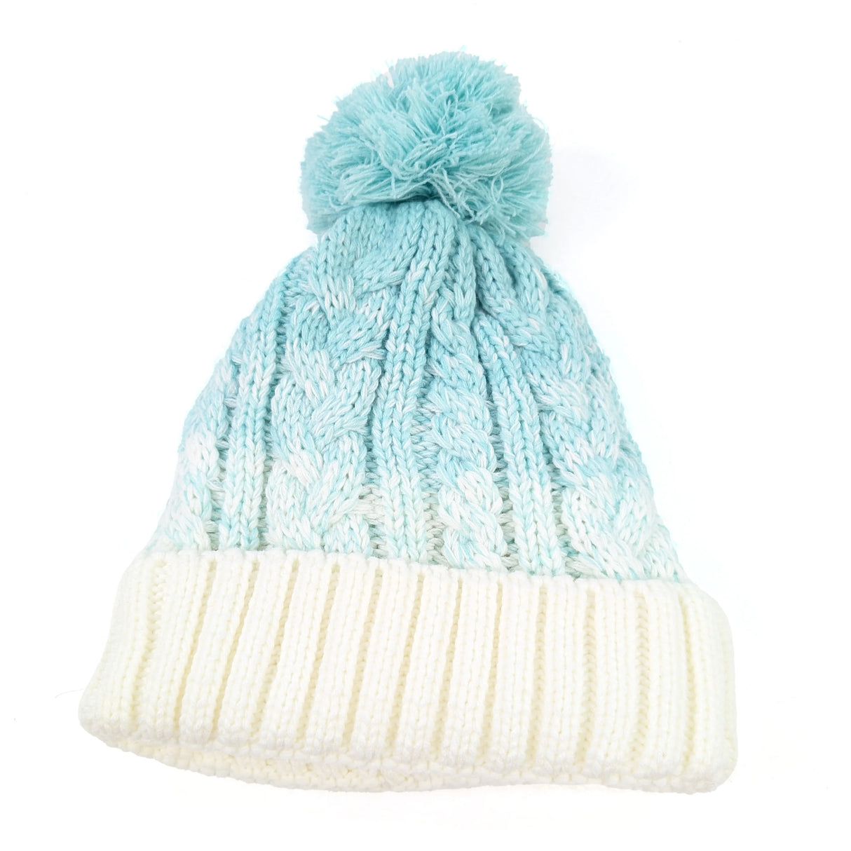 Black Ginger Turquoise Ice Cream Bobble Hat - 800-656