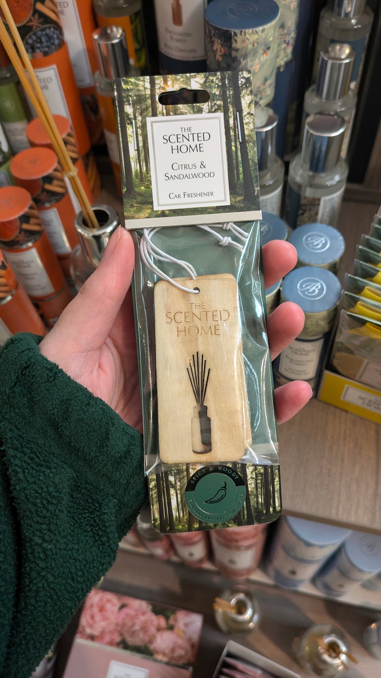 Ashleigh & Burwood Citrus & Sandalwood Scented Car Air Freshener