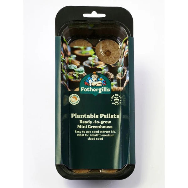 Fothergils 10 Plantable Pellets Greenhouse Kit