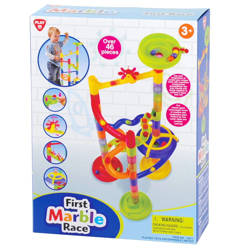 Playgo Toys First Marble Race (46 Pieces)