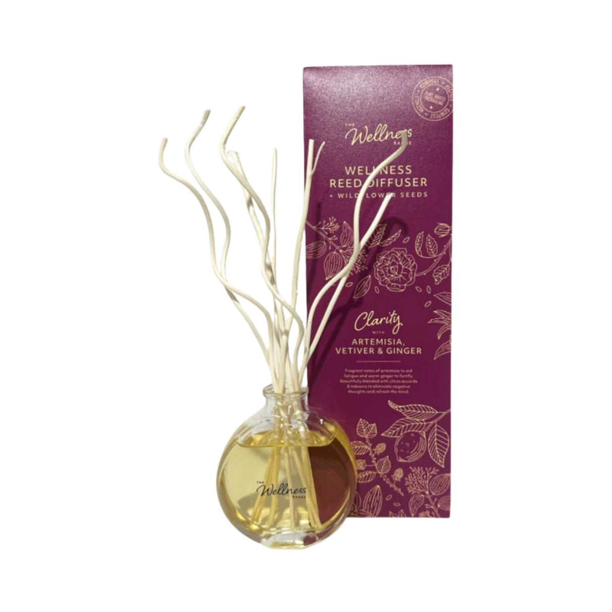 Potters Crouch 125ml Clarity Wellness Artemisia, Vetiver & Ginger Reed Diffuser