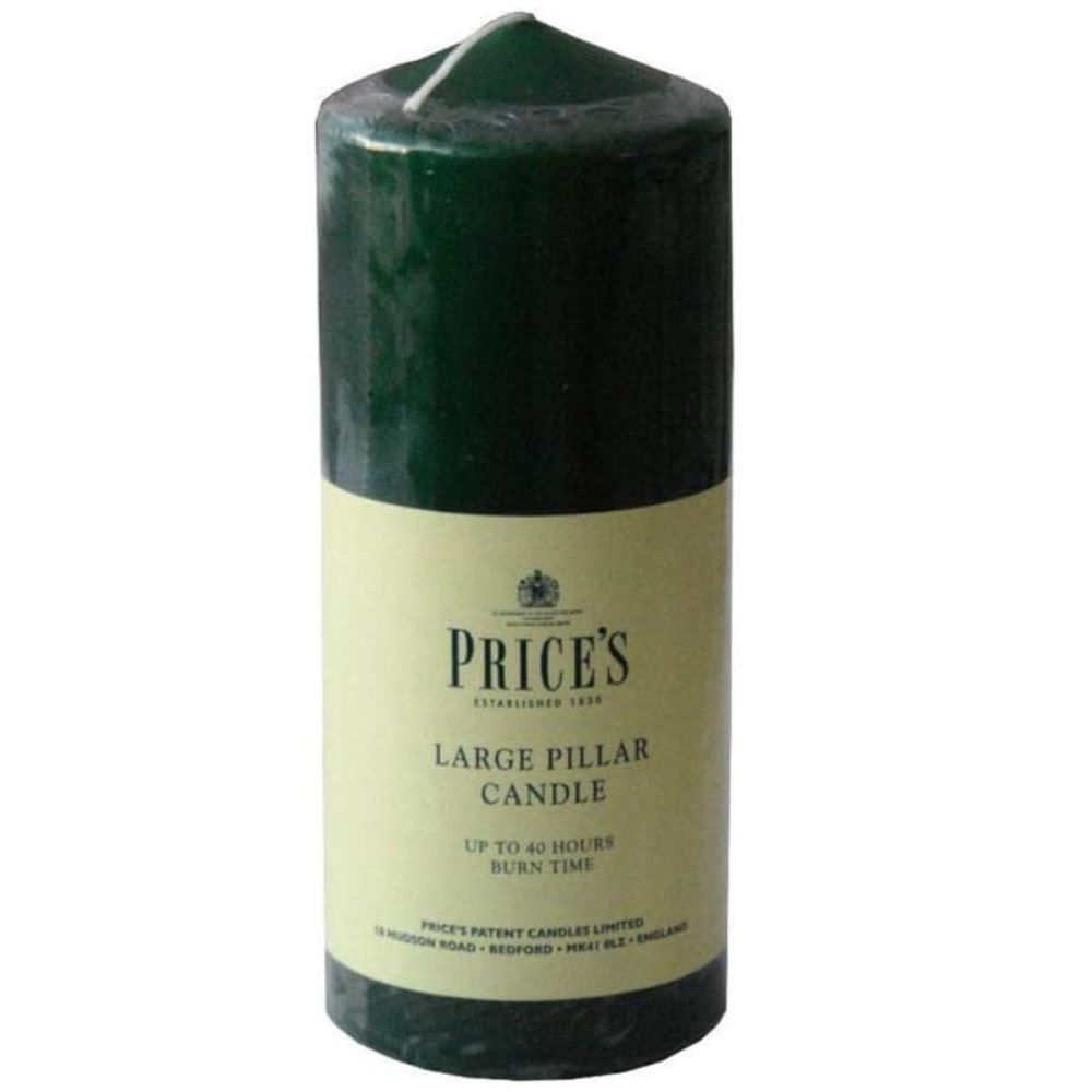 Price's 6" Evergreen Pillar Candle
