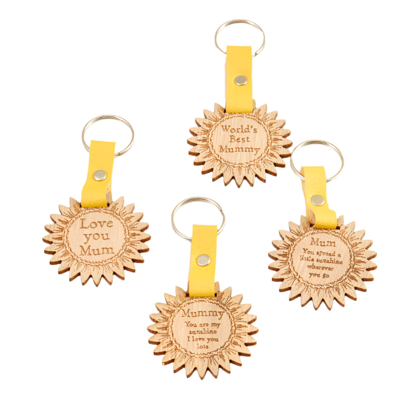 Richard Langs Mum Sunflower Keyring (Choice of 4)