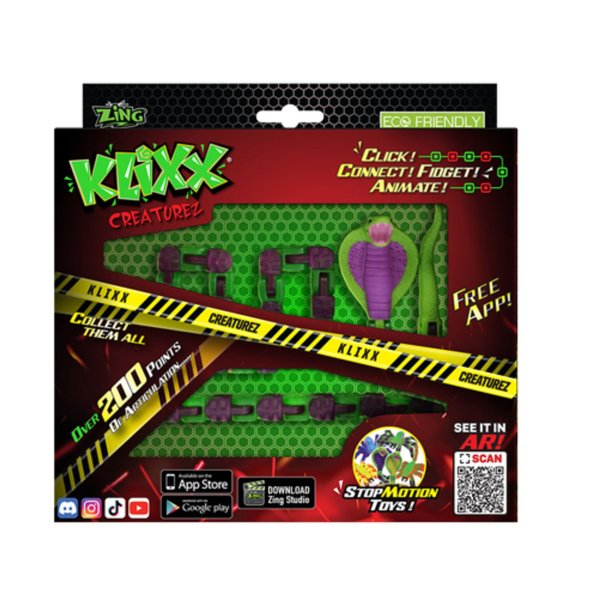 Brainstorm KLiXX Spider Six Pack - Green and Purple (Chocie of 2)