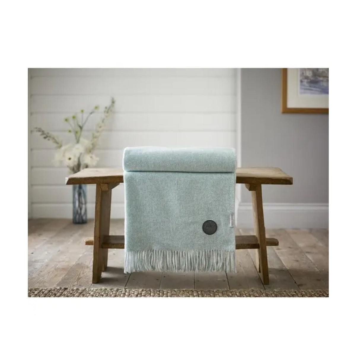 The Lyndon Company 180cm Arthington Throw - Duckegg