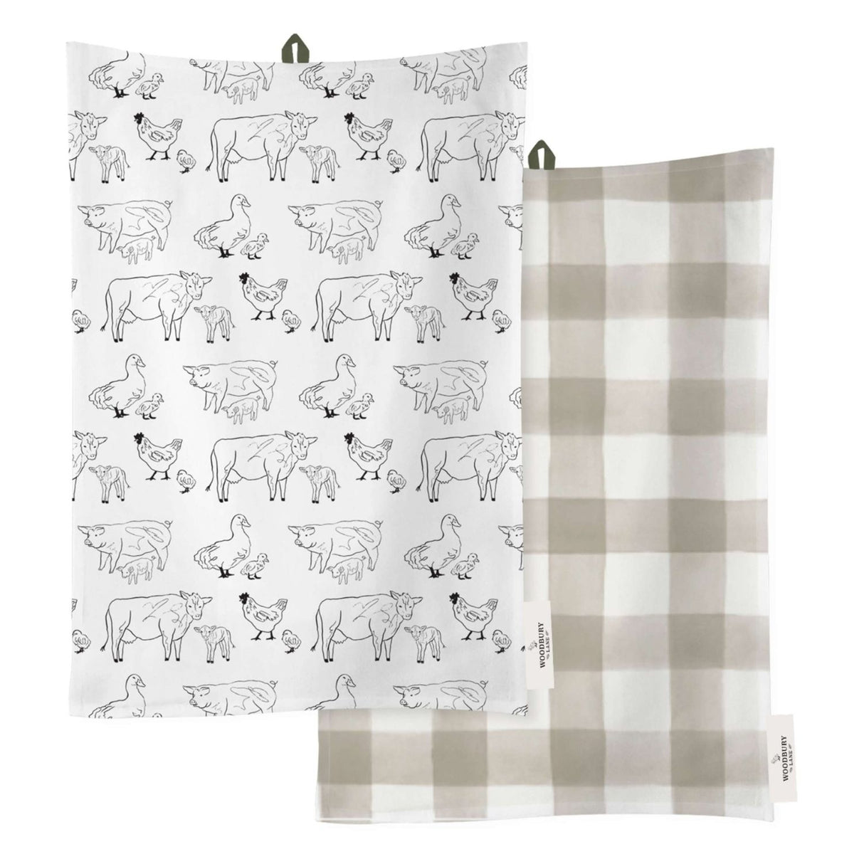 Woodbury Lane 2 Set of Tea Towels
