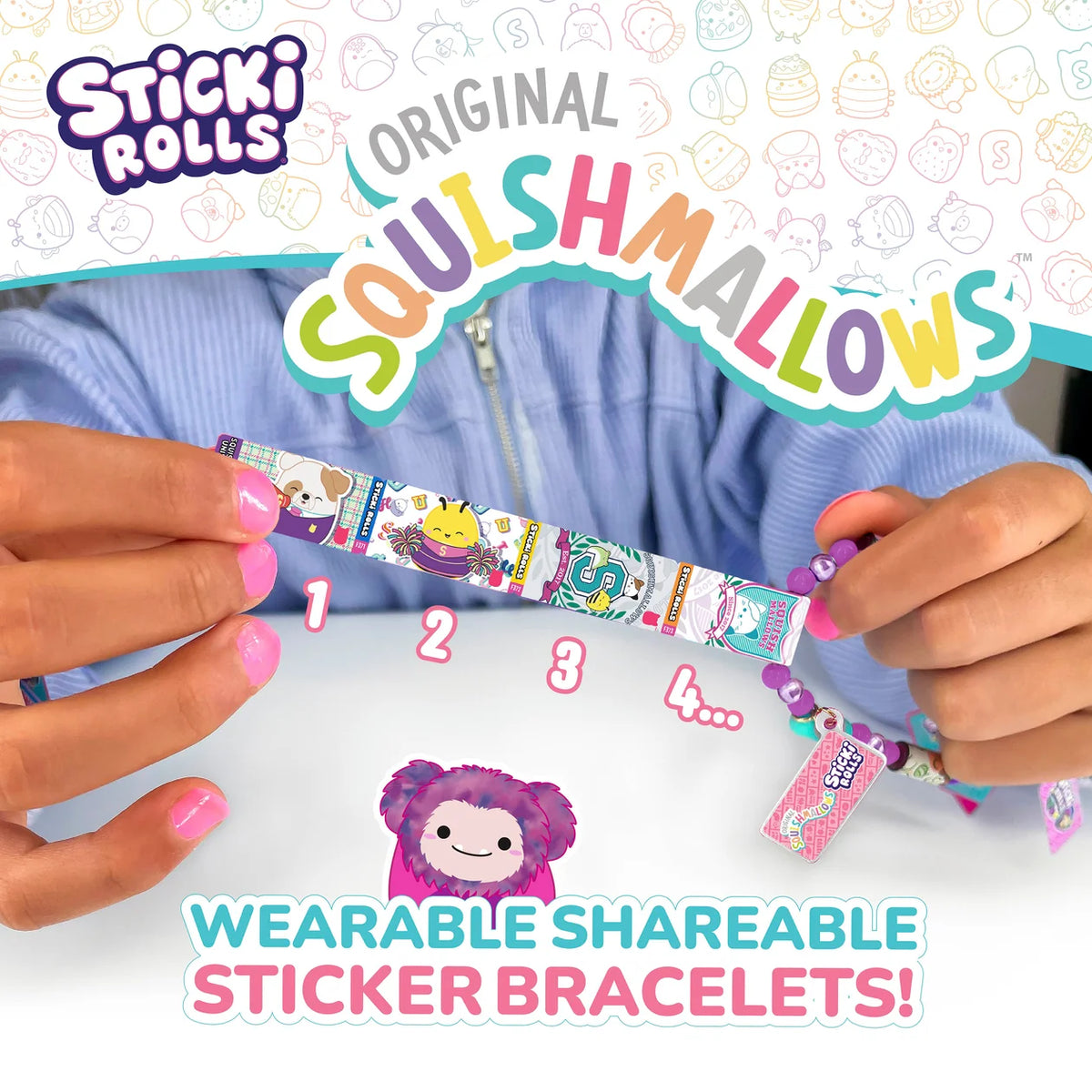 Sticki Rolls Squishmallows Sticki Band Single Pack