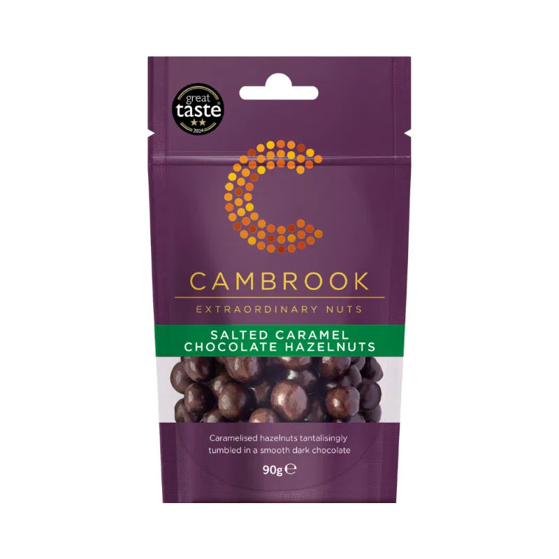 Cambrook 90g Salted Caramel Chocolate Hazelnuts
