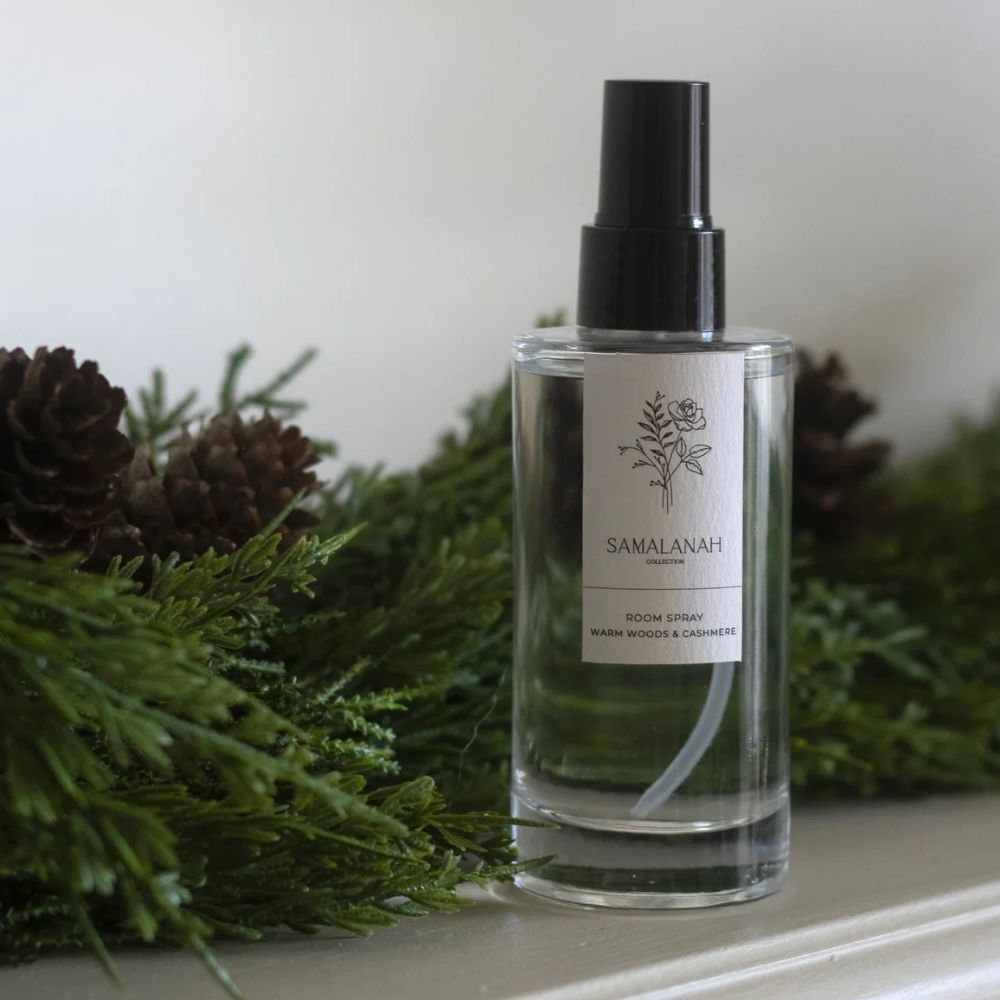 Samalanah Collection Warm Woods & Cashmere Room Spray