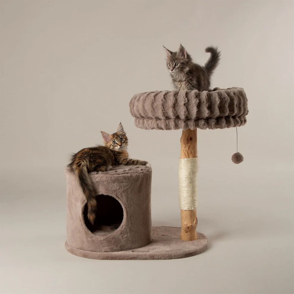 Scruffs Himalayas Cat Scratching Tree - Taupe
