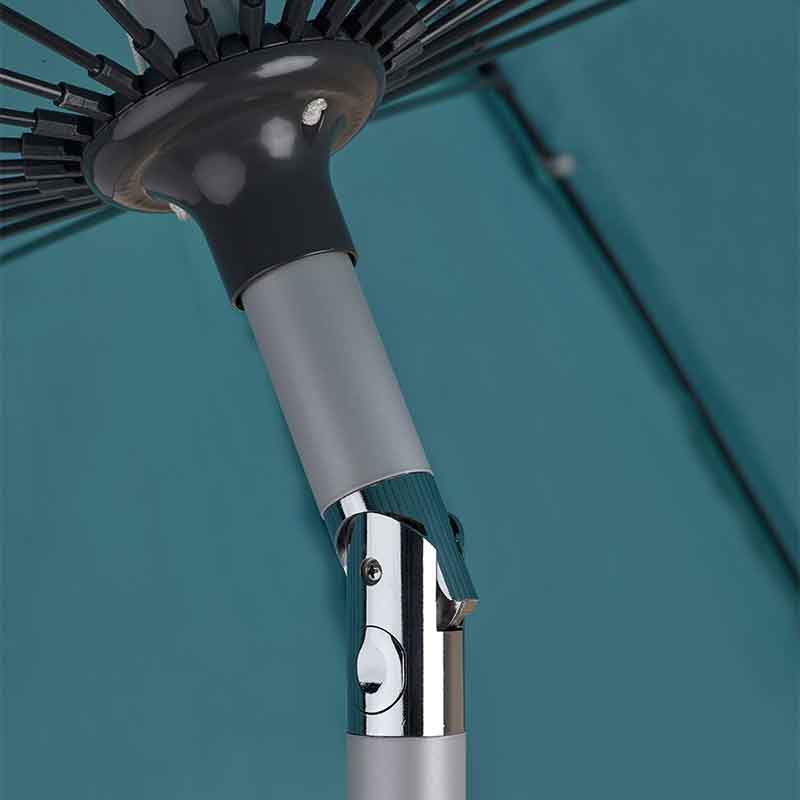 Hartman 2.7m Shanghai Round Crank & Tilt Parasol - Jade
