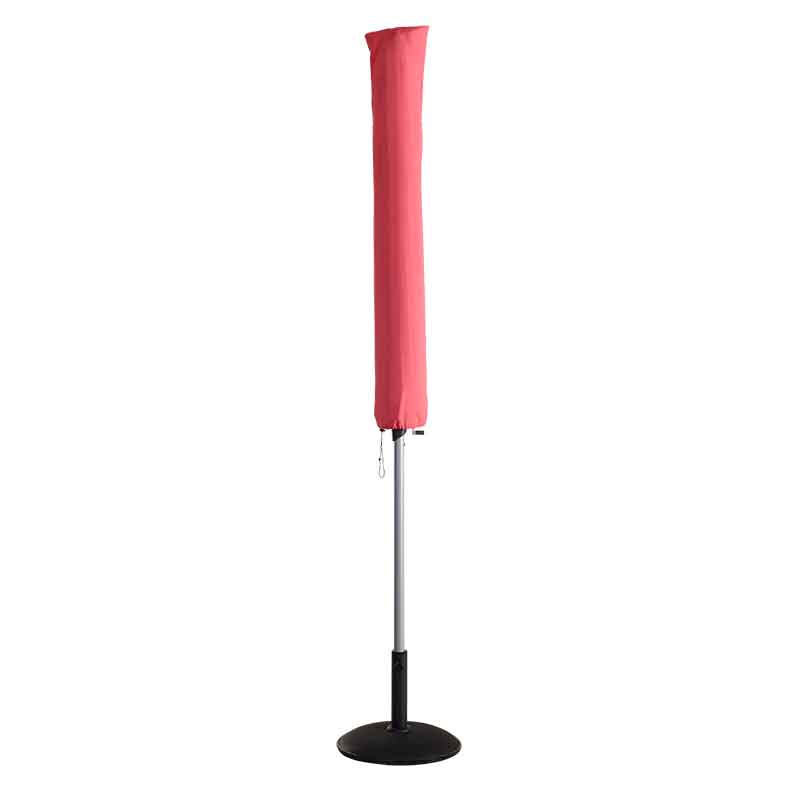 Hartman 2.7m Shanghai Round Crank & Tilt Parasol - Red Coral