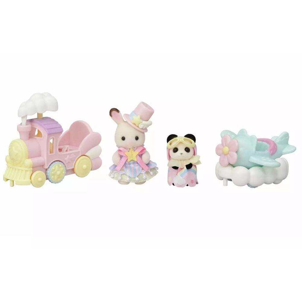 Sylvanian Families Baby Park Ride Set- Plane & Train