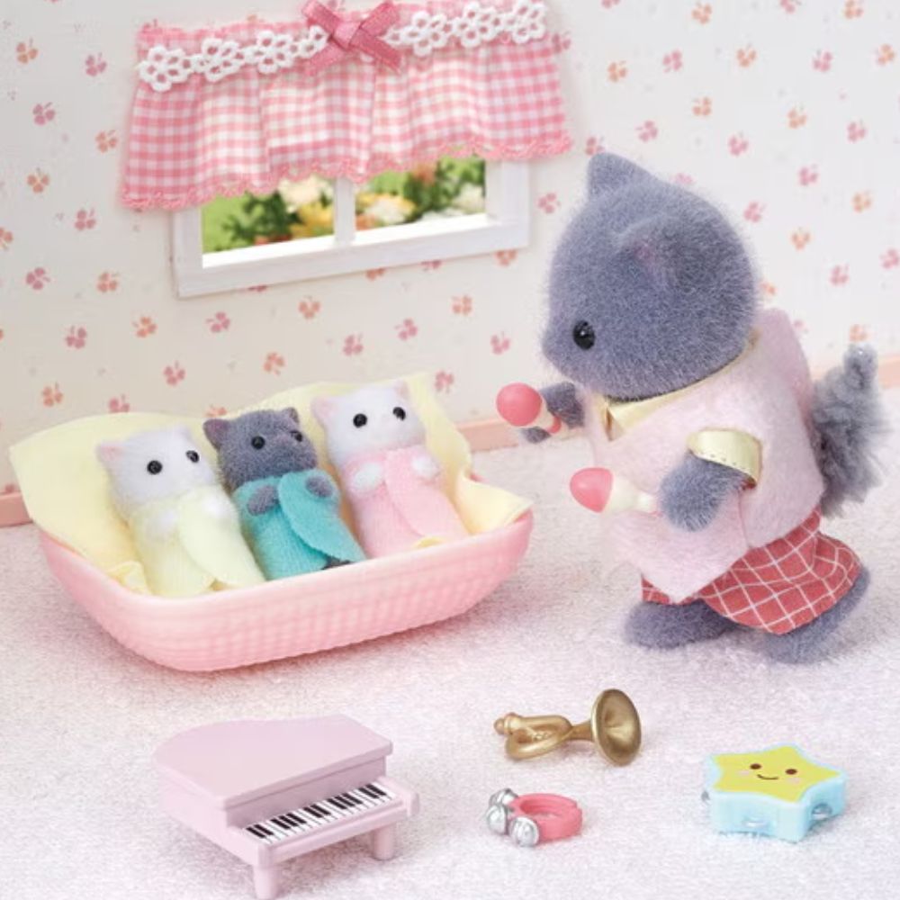 Sylvanian Families Persian Cat Triplets