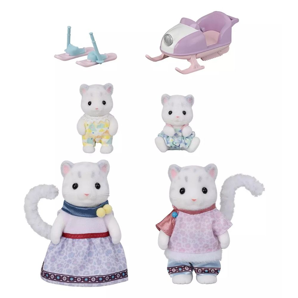 Sylvanian Families Snow Leopard Family Set