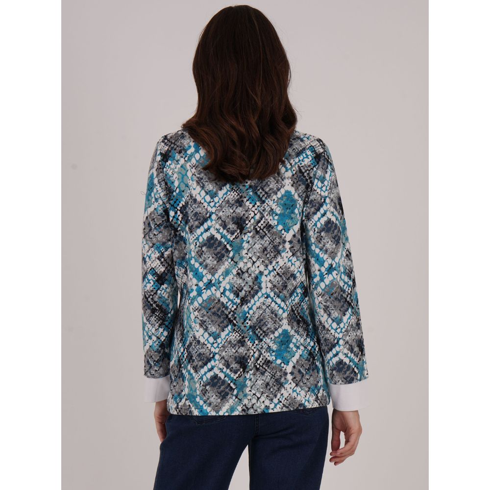 TIGI Mosiac Print 2 in 1 Shirt Jumper - Multi Coloured