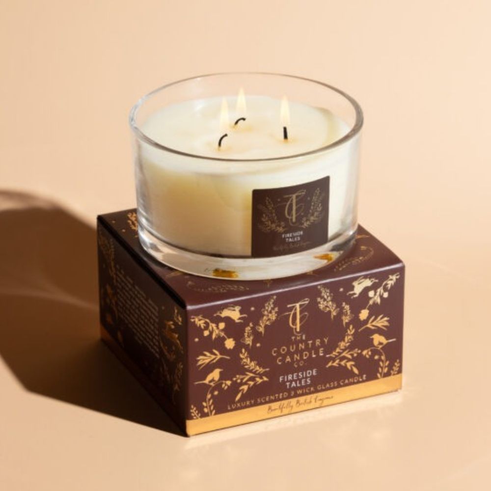 The Country Candle Co Enchanted Woodland - Fireside Tales 3 Wick Candle