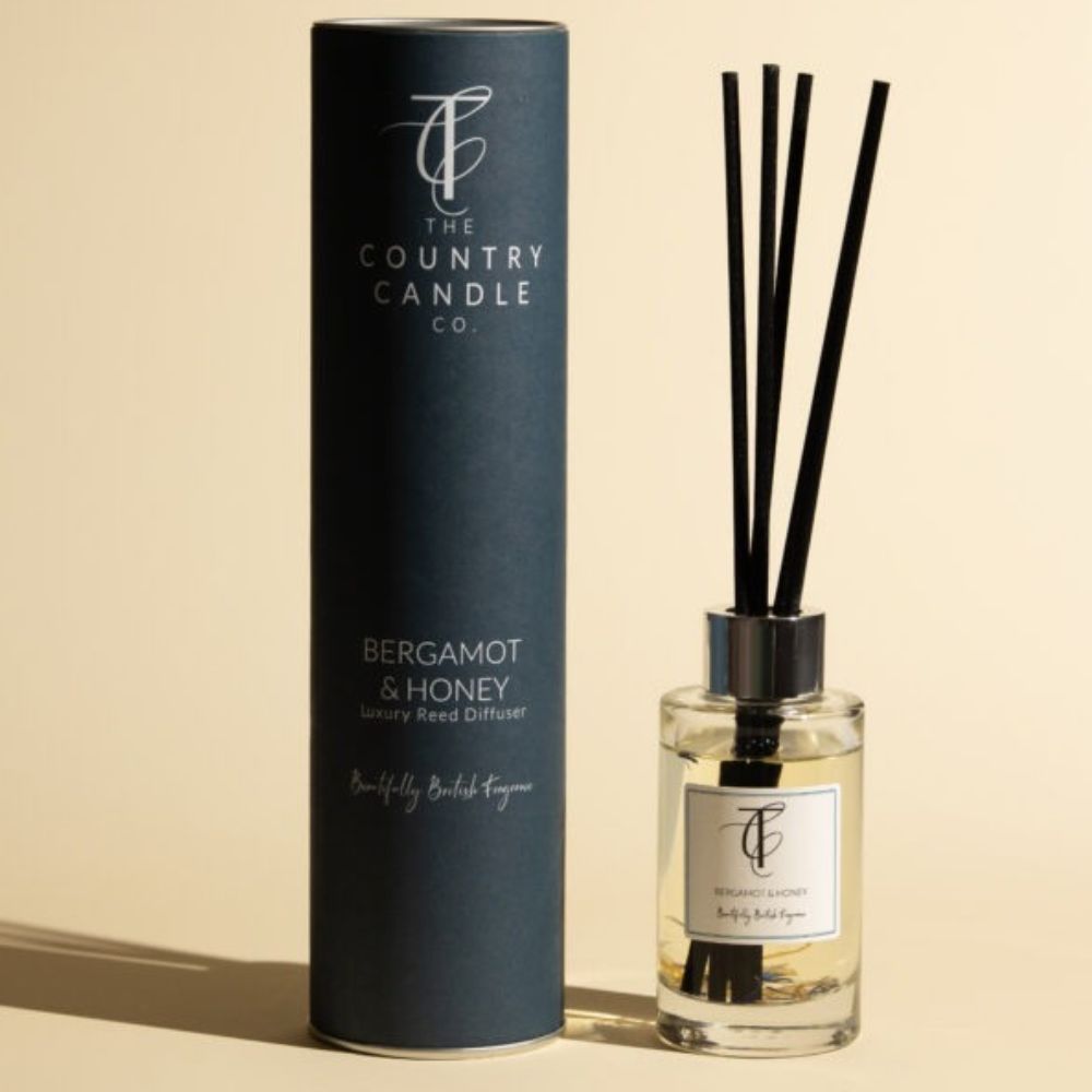 The Country Candle Co Pastels - Bergamot & Honey 100ml Reed Diffuser