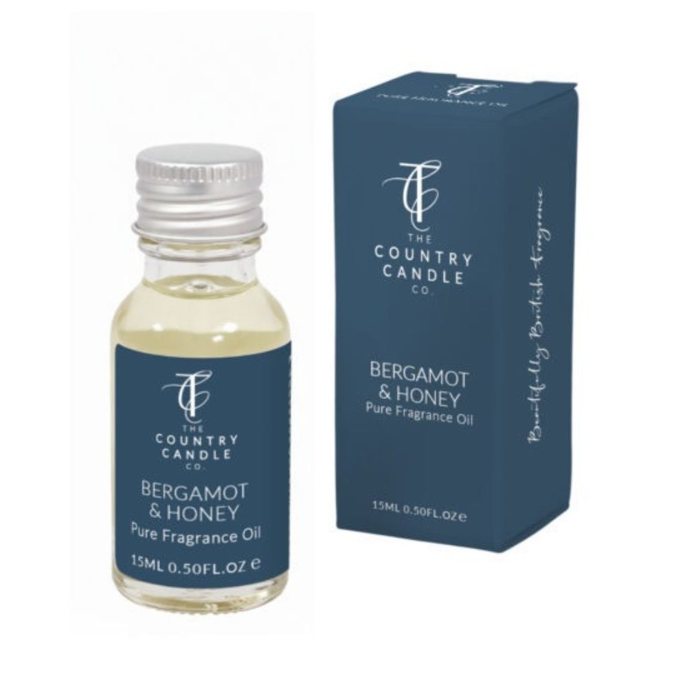 The Country Candle Co Pastels - Bergamot & Honey 15ml Alcohol-Free Pure Frangrance Oil