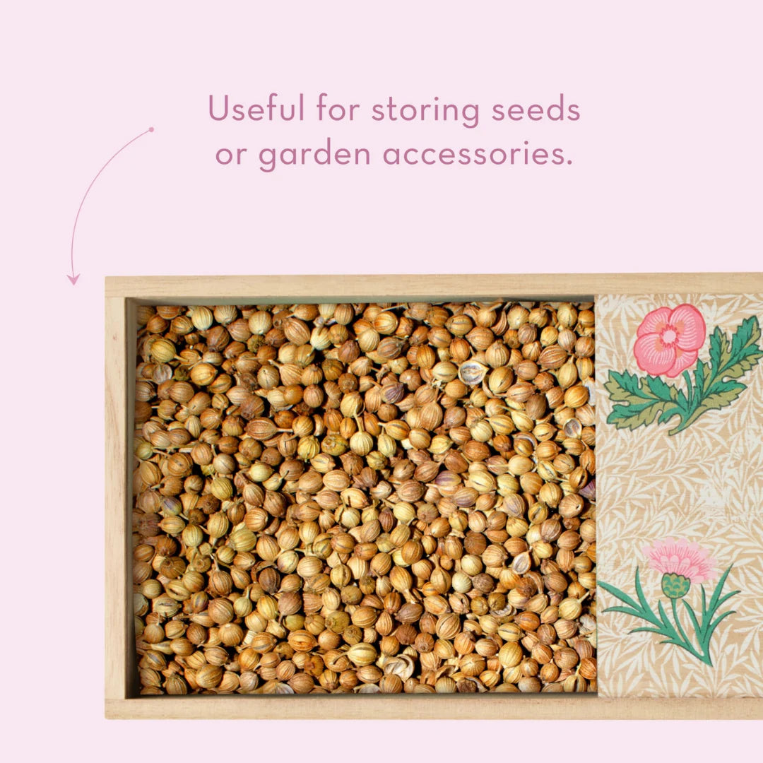 William Morris The Modern Homemaker Gloves & Hand Cream in Wooden Box - FG4927