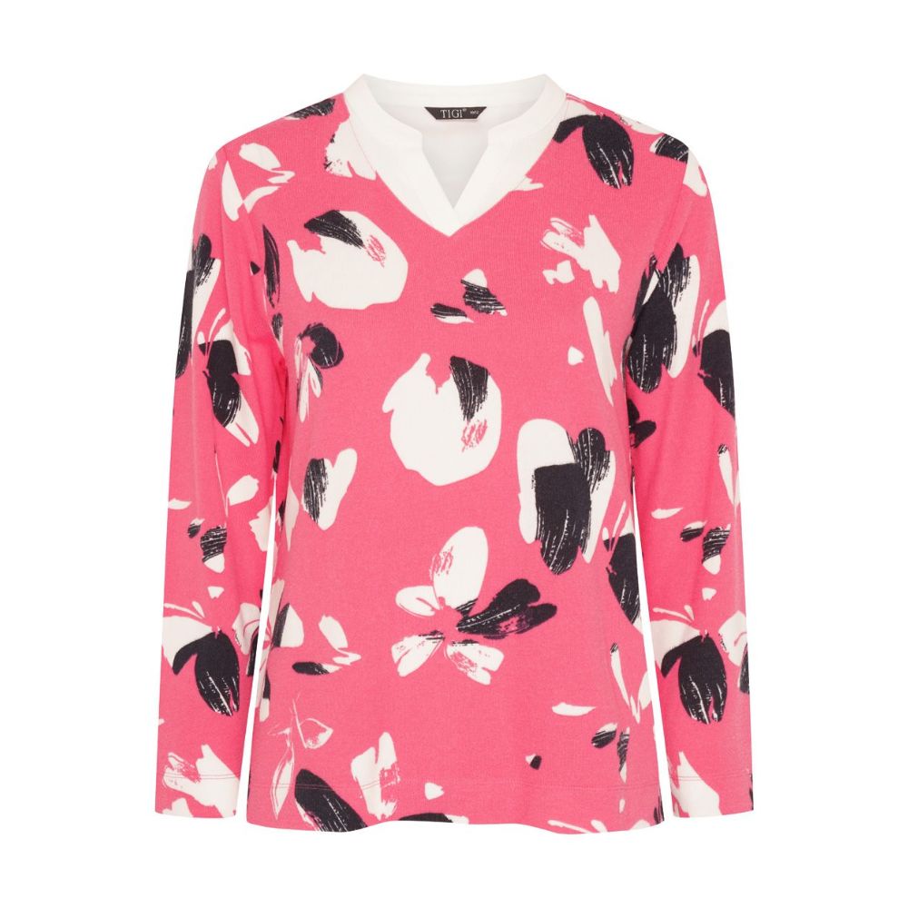 Tigi Big Bloom Floral 2 In 1 Top - Pink