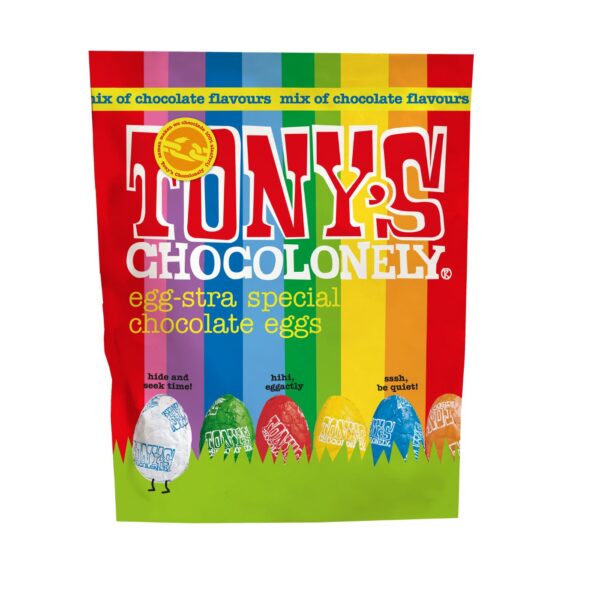 Tony’s Chocolonely 230g Easter Egg Mix Pouch