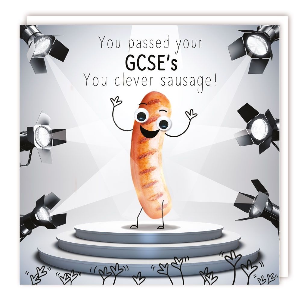 Tracks Publishing Clever Sausage Passes GCSE's Card