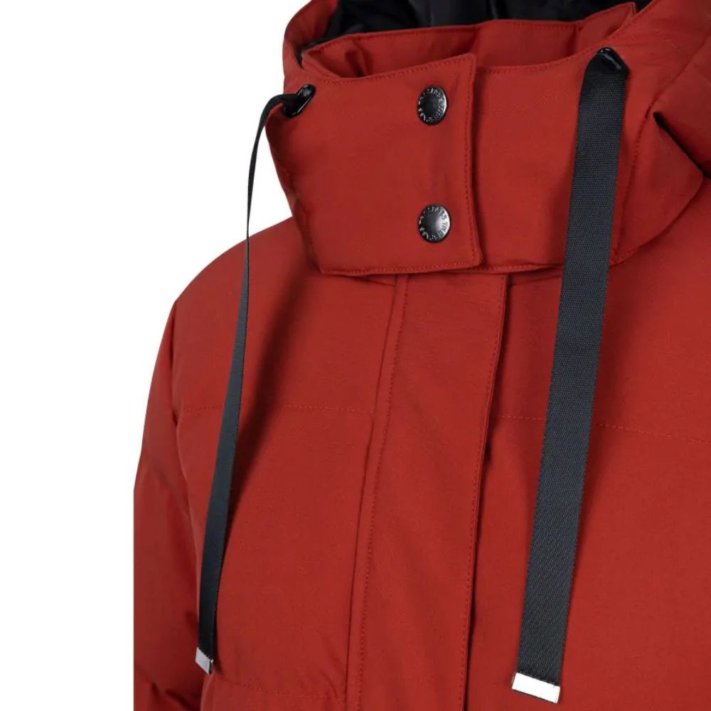 Trespass Colter Long Length Women's Rain Jacket - Red