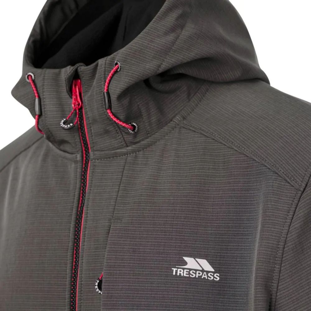 Trespass Dante Mens Softshell Jacket - Dark Grey