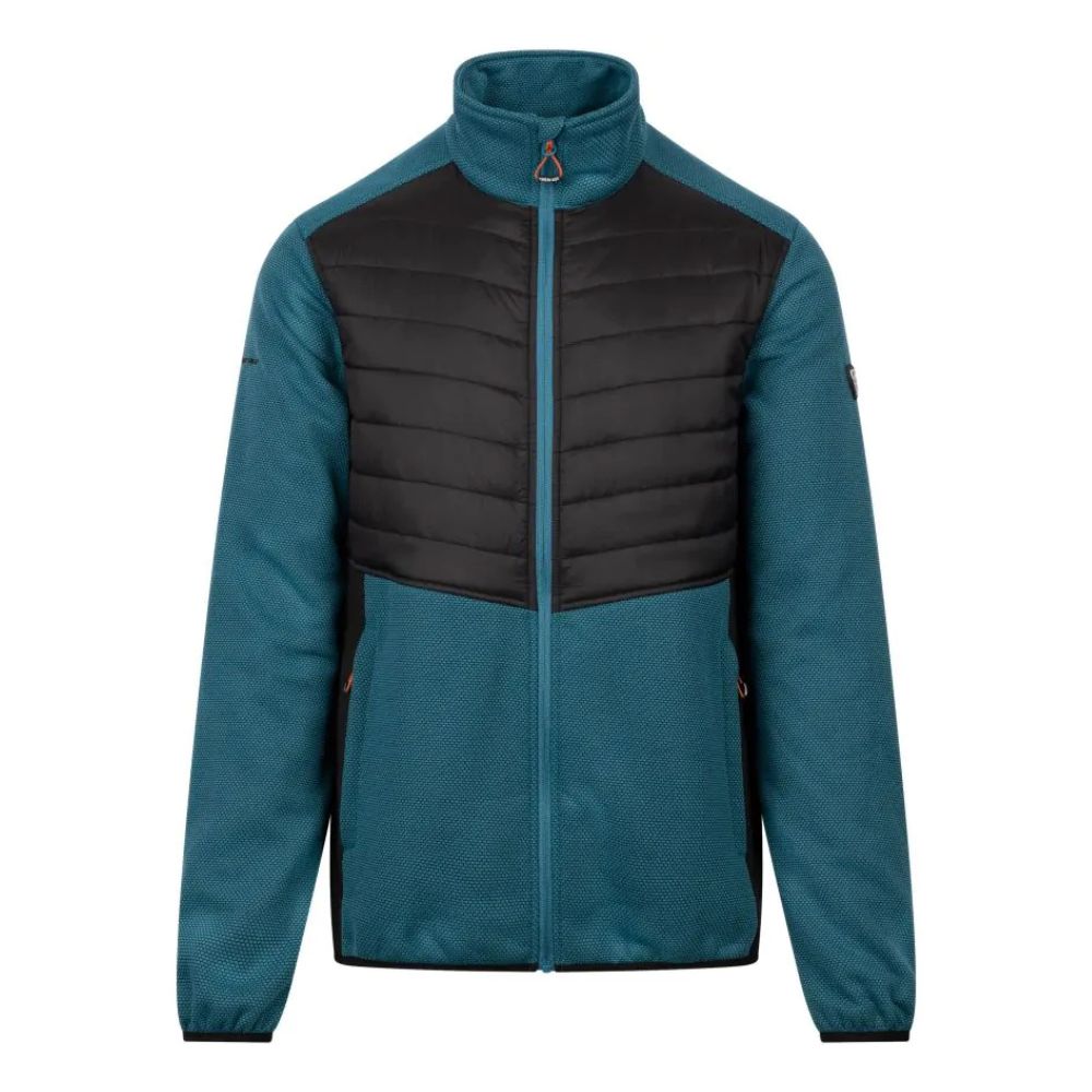 Trespass Hanlonton Mens Hybrid Fleece Jacket - Blue