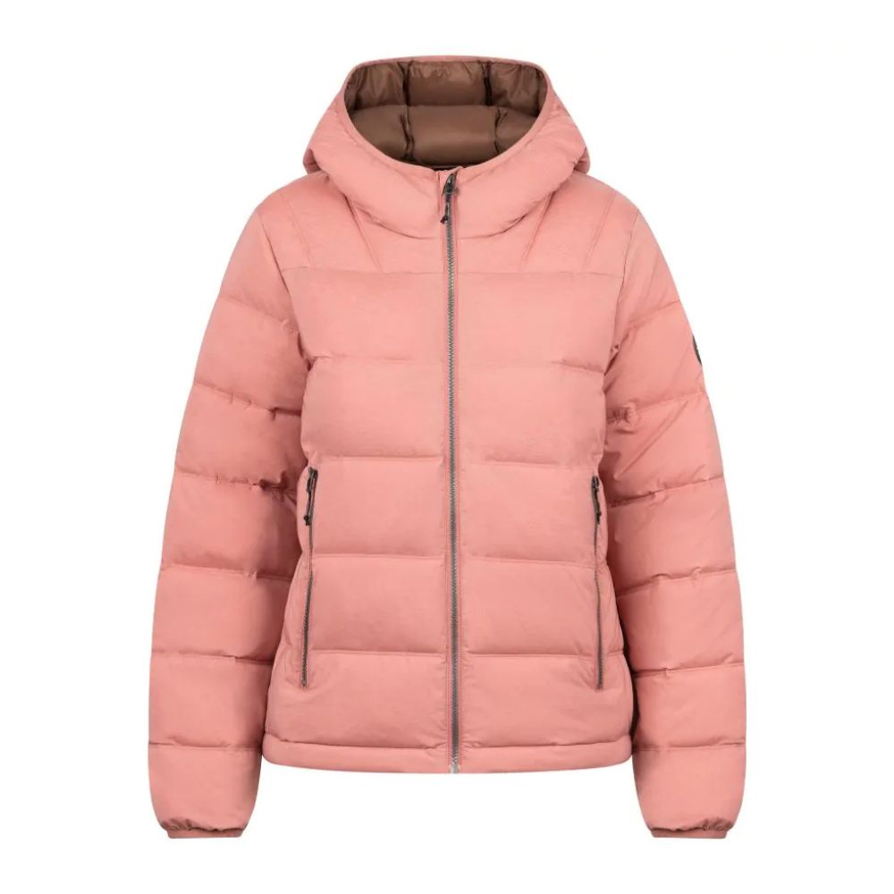 Trespass Rollins Casual Padded Hooded Jacket - Pink Clay