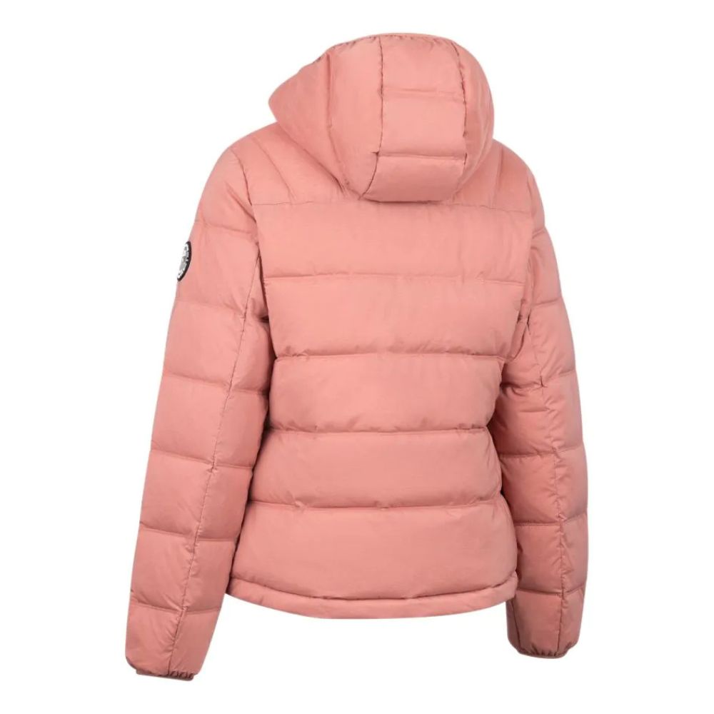 Trespass Rollins Casual Padded Hooded Jacket - Pink Clay