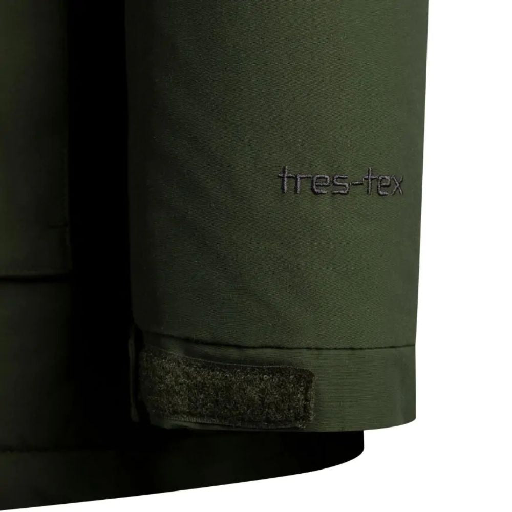 Trespass Stewart Mens Padded Rain Jacket - Dark Vine Green