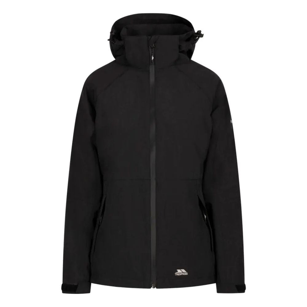 Trespass Tilbury Women's Waterproof Jacket - Black