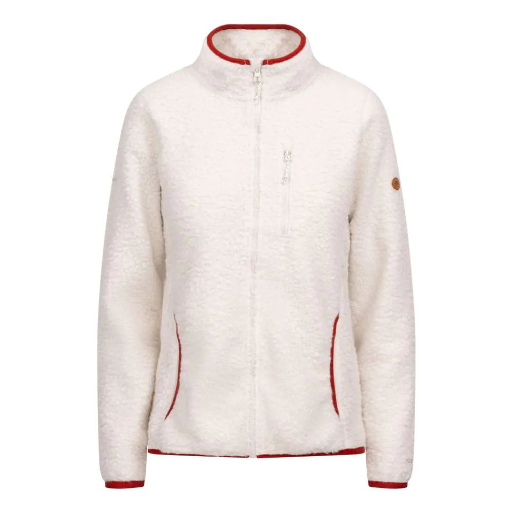 Trespass Tourley Full Zip Teddy Women's Fleece - Cream