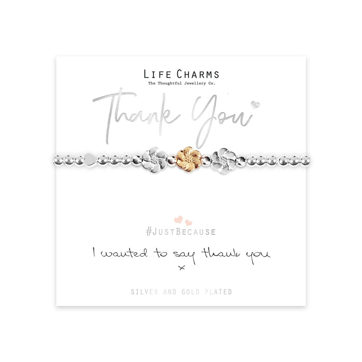 Life Charms "Thank You" Bracelet