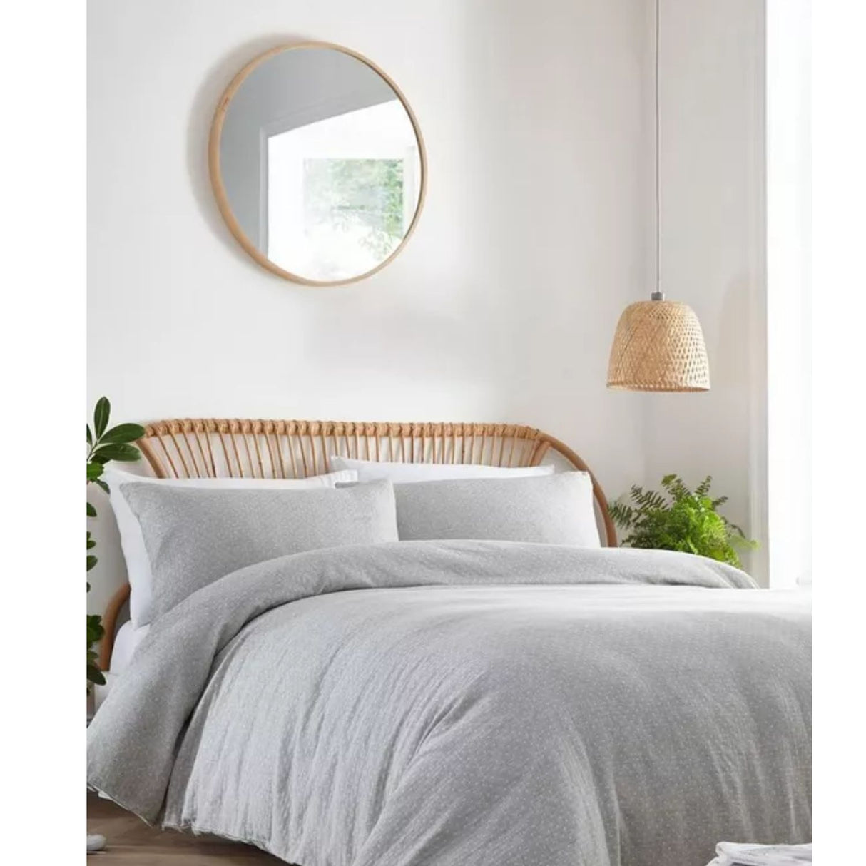 Naples Grey Single Duvet Set