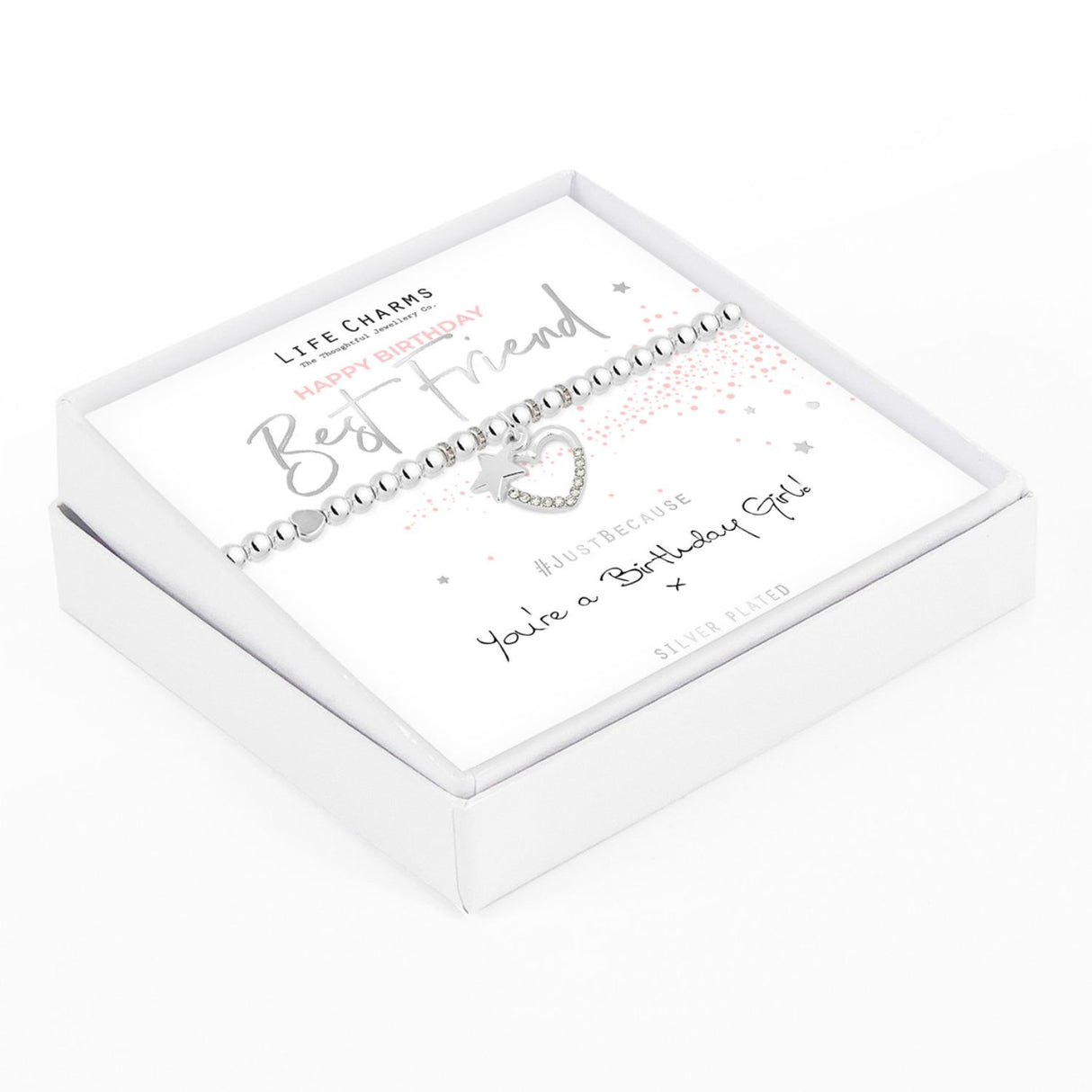 Life Charms Happy Birthday Best Friend Bracelet