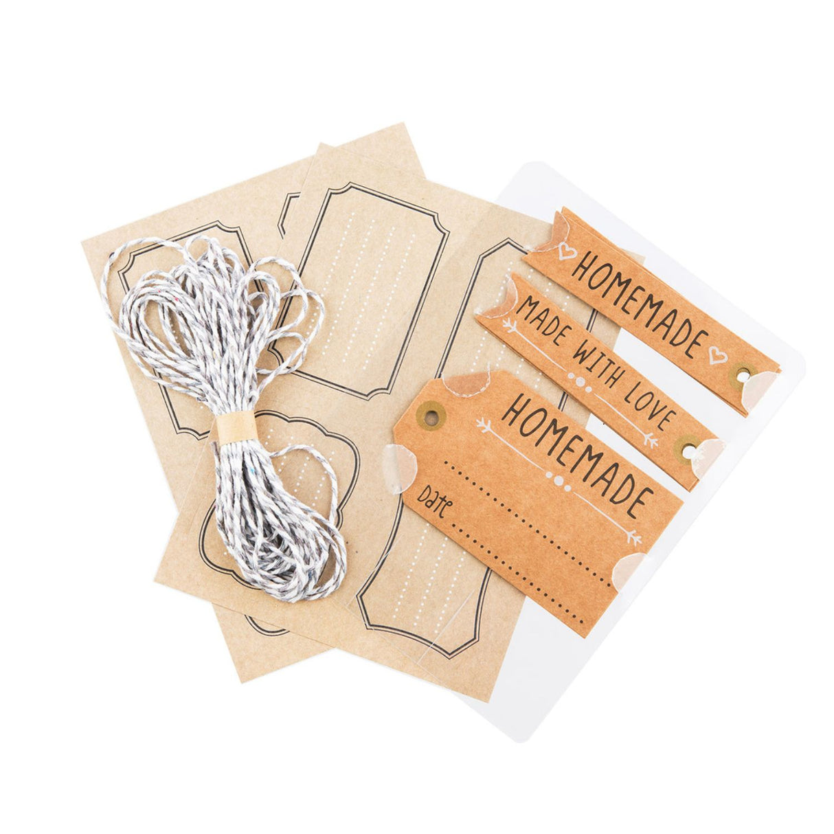 Kitchen Pantry 12 Piece Tag & Label Set