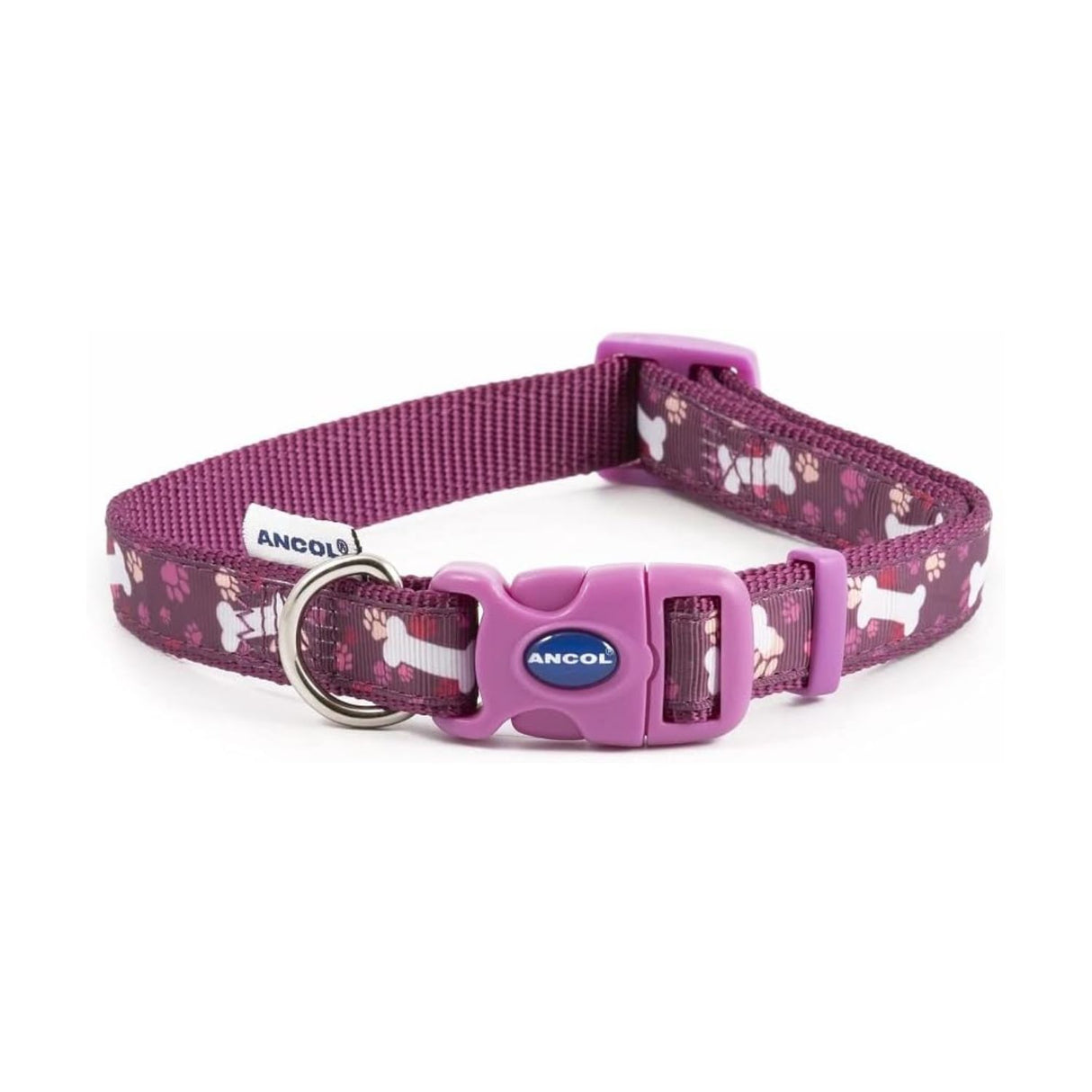 Ancol 30-50cm Purple Bone Collar