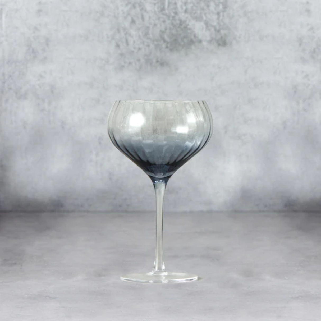 Simply Home 4 Piece Champagne Coupe Glass Set - Blue