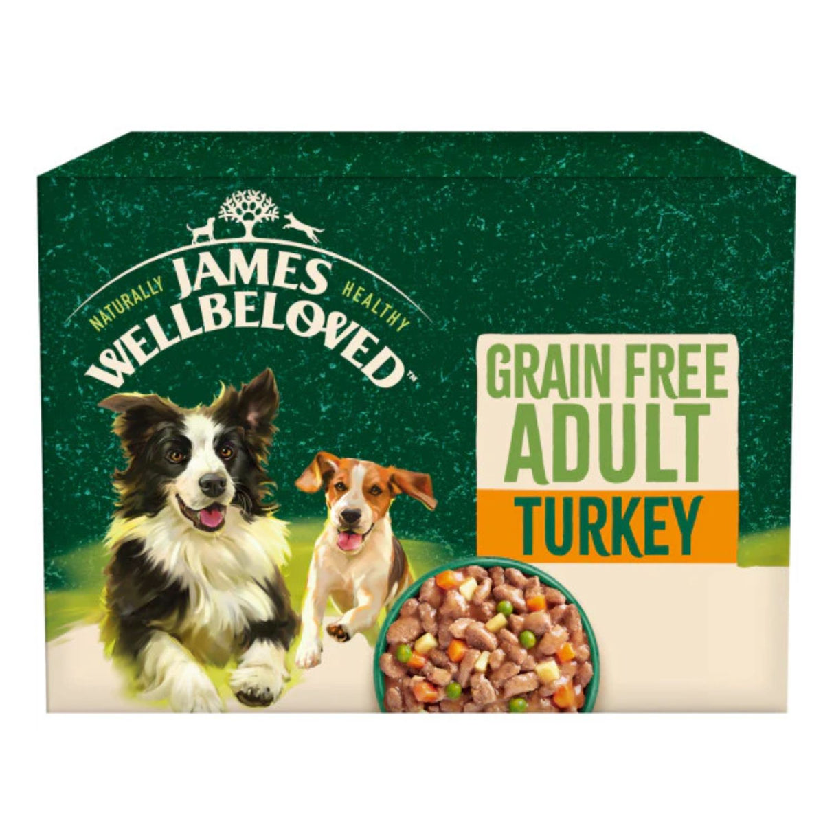 James Wellbeloved 90g GF Adult Turkey in Gravy Pouch (12 PK)