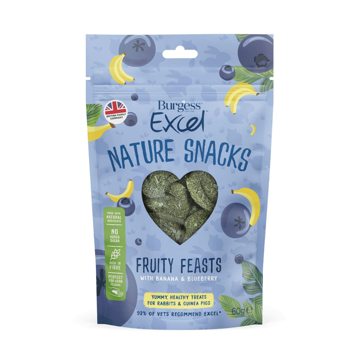 Burgess Excel 75g Nature Snacks Fruity Feasts